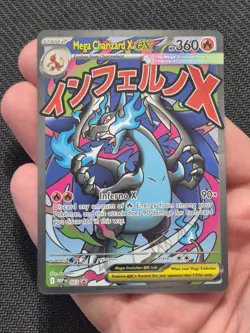 POKEMON TCG MEGA CHARIZARD X EX 023 BLACK STAR PROMO PERFECT CONDITION 10/10 - Image 2