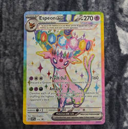 Pokemon TCG Espeon ex SVP175 Sv: Scarlet & Violet Promo Full Art Holo 270 HP Eng - Image 1