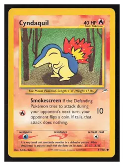 Cyndaquil Neo Destiny #061/105 Pokemon - Image 1