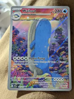 Wailord 162/159 Sv09: Journey Together Holo Illustration Rare Pokemon TCG NM - Image 1