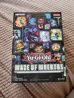 Yu-Gi-Oh! Maze of Muertos booster box New Unopened 4 Pack Box - Image 1