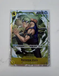 Bandai One Piece TCG Roronoa Zoro OP15-113 Sky Island Super Rare Character Card - Image 1