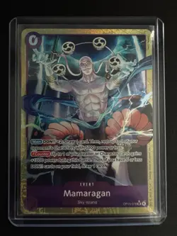 Bandai One Piece TCG Mamaragan OP15-078 Event Foil Alt Art Super Rare Card - Image 1