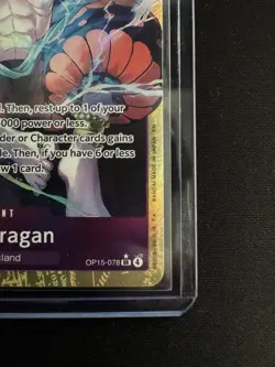 Bandai One Piece TCG Mamaragan OP15-078 Event Foil Alt Art Super Rare Card - Image 3