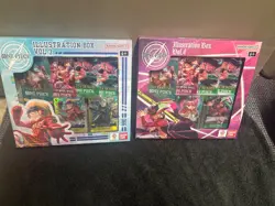 one piece Illustration Box vol. 3&4, tin pack set Vol.2 and Heroines packs - Image 2