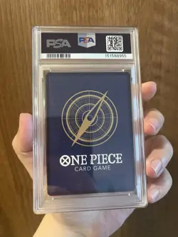 2024 One Piece TCG—Shanks #004 One Piece Op09—SR Holo PSA 10 - Image 2