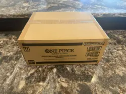 ONE PIECE OP-01 ROMANCE DAWN BOOSTER BOX CASE ENGLISH OP01 WHITE BOTTOM - Image 1