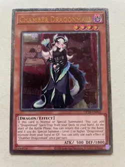 Yugioh Chamber Dragonmaid OP28 EN002 Ultimate Rare - Image 1