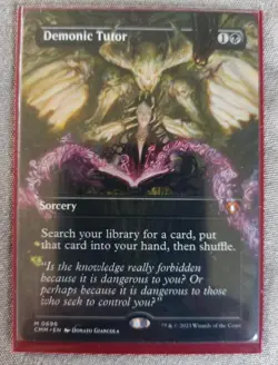 Card magic the gathering : Demonic Tutor - Image 1