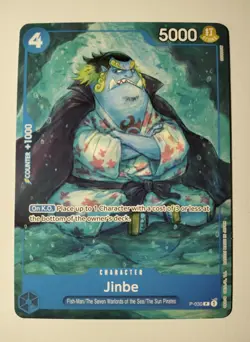 Jinbe P-030 x4 One Piece Card Game TCG PROMO - Bandai - Image 3
