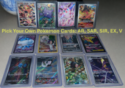 Japanese & English Alt ART, AR, SAR, SIR, EX, V Pokemon Cards: Pick Your Cards! - Image 1