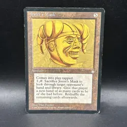 MTG Jester's Mask Ice Age Regular Magic The Gathering - Image 1