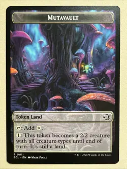 Magic MTG - Elk Mutavault Token - Regular (0002/0011) Lorwyn Eclipsed NM - Image 2