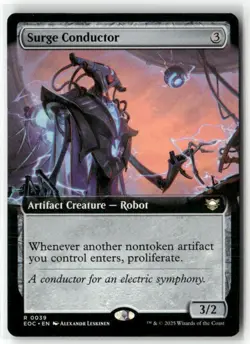 Surge Conductor (Extended Art) Commander: Edge Of Eternities MTG Magic - Image 1