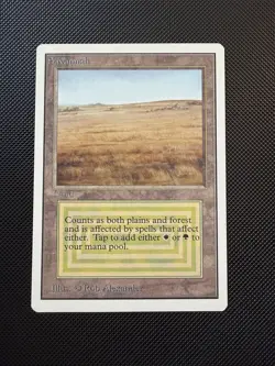 Mtg Magic The gathering Savannah Dual Land Unlimited Near Mint (Listing #1) - Image 1