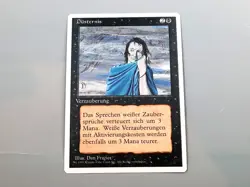 MTG - 4.ED. UNLIMITED (FWB/'95) - GLOOM - DUSTERNIS / NEVER PLAYED / NM - Image 1