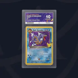 Ace 10 Pokemon Dark Gyarados Holo 8/82 Celebrations Classic Collection GEM MINT - Image 1