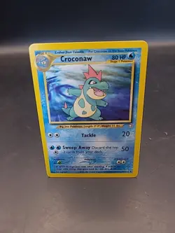 Pokemon TCG Croconaw Neo Genesis 32/111 Regular LP. - Image 1