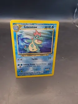 Pokemon TCG Croconaw Neo Genesis 32/111 Regular LP. - Image 2
