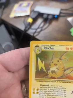 Vintage Pokemon TCG - Fossil - Unlimited Raichu 14/62 Holo: - Image 5