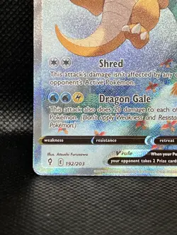 Pokemon TCG Evolving Skies Dragonite v Alt Art 192/203 NM - Image 4