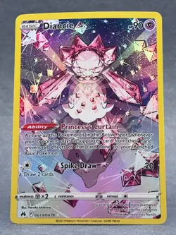 Pokemon - GG13/GG70 Diancie SWSH Crown Zenith Galarian Gallery Holo Ultra Rare - Image 1
