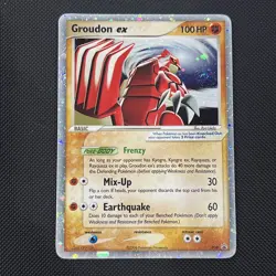 Groudon Ex 038 Black Star Promo Ultra Holo Pokemon Card - MP - Image 1