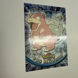 2000 Topps Pokemon TV Animation Edition Slowbro #80 Blue Logo Regular NM-MT - Image 2