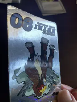 2001 Entei Meiji Silver Foil Promo - Pokemon TCG Card Japanese Vintage - DMG - Image 5