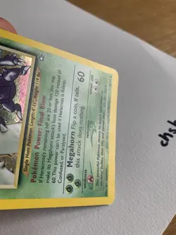 Pokemon TCG Heracross 6/111 Neo Genesis Holo Rare Card - Image 4
