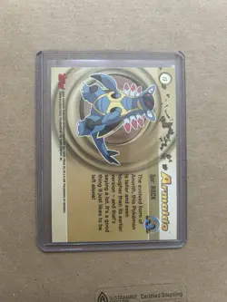 Pokemon Card - Armaldo Topps Pokemon Advanced Challenge 13 Foil - Image 2