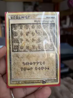 2010 Pokemon Alph Lithograph Four HGSS Triumphant Pokemon Card Rare - NM - Image 1