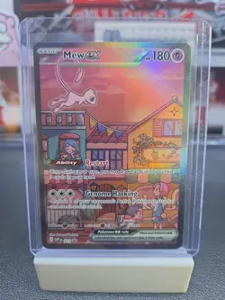 Mew ex SVP 053 Pokemon TCG Scarlet Violet 151 Black Star Promo Full Art - Image 1