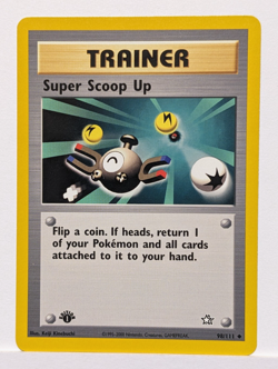 Super Scoop Up Trainer 98/111 Neo-Genesis Pokemon WOTC Vintage Common - NM - Image 1