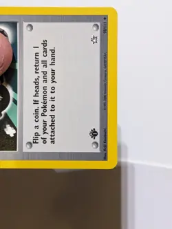 Super Scoop Up Trainer 98/111 Neo-Genesis Pokemon WOTC Vintage Common - NM - Image 3