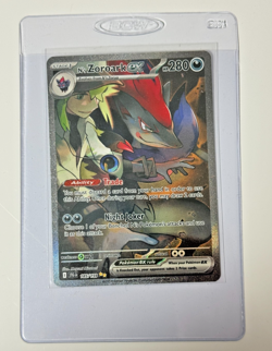 N's Zoroark ex 185/159 Journey Together Illustration Holo Rare Pokemon TCG MINT - Image 1
