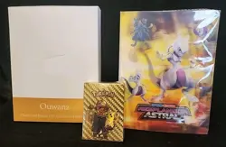 Ouwanz Card Binder + 55 Anime Foil Gold Pokemon Cards - Image 1