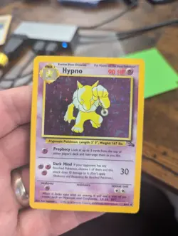 Pokemon Card Fossil Set Holo Hypno 8/62 WOTC - Image 1