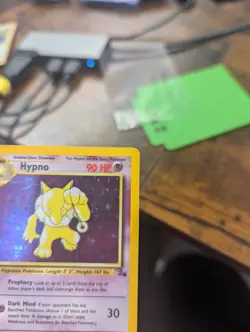 Pokemon Card Fossil Set Holo Hypno 8/62 WOTC - Image 2