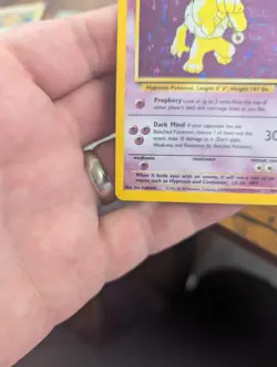 Pokemon Card Fossil Set Holo Hypno 8/62 WOTC - Image 4