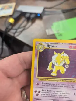 Pokemon Card Fossil Set Holo Hypno 8/62 WOTC - Image 5