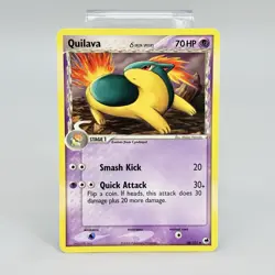 Quilava 36/101 Pokemon Dragon Frontiers Delta Species 2006 Card Vintage LP+ - Image 1