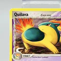 Quilava 36/101 Pokemon Dragon Frontiers Delta Species 2006 Card Vintage LP+ - Image 2