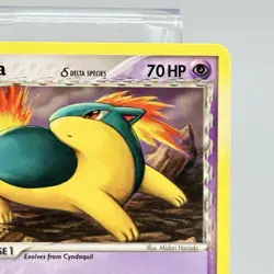 Quilava 36/101 Pokemon Dragon Frontiers Delta Species 2006 Card Vintage LP+ - Image 3