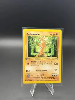 Pokemon TCG Sudowoodo 77/111 - LP - 1st Edition Neo Genesis 2000 - Common - Image 1
