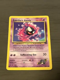 Pokemon TCG Sabrina's Gastly Gym Challenge 97/132 NM - Image 1