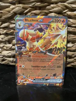 Pokemon TCG Blaziken EX Card 024/159 Journey Together - Image 1