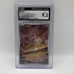 Mesprit 204/191 Illustration Rare Holo Surging Sparks Pokemon CGC 9 Mint - Image 1