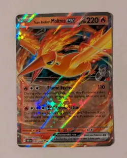 Team Rocket's Moltres ex 031/182 Destined Rivals Pokemon TCG - Image 1