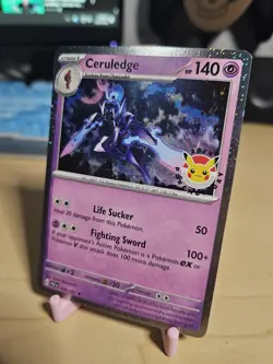 Pokemon TCG Ceruledge SV: Paldean Fates 040/091 Holo Cosmos Holo Rare Rare - Image 3